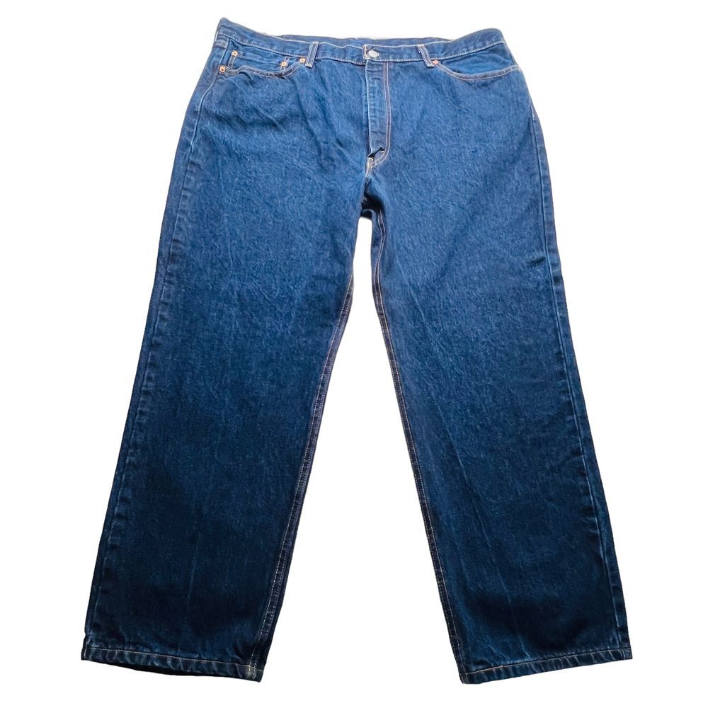 Levi's‎ 550 Men's Dark Wash Denim Blue Jeans Red Tag Relaxed Fit Size 42X30